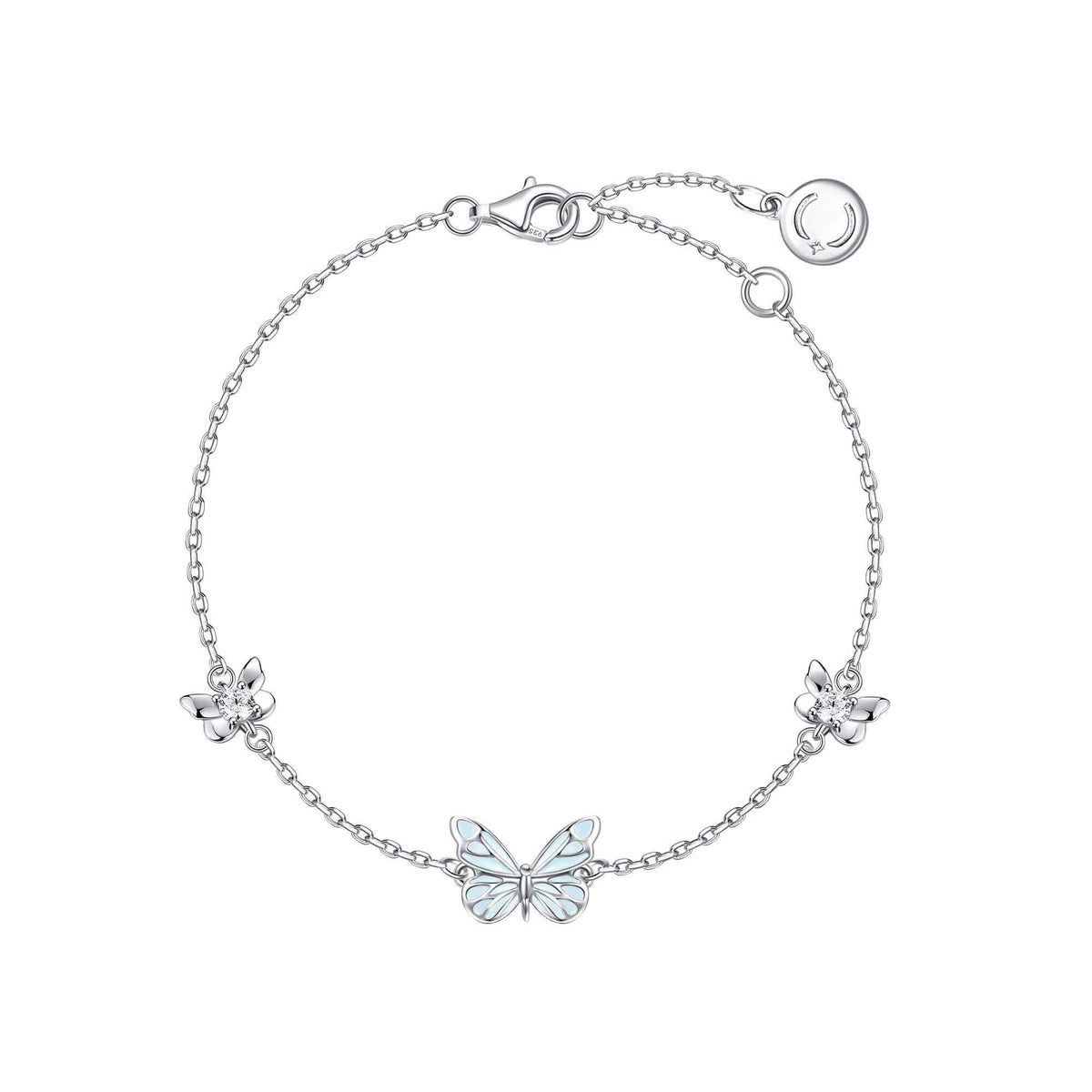 Luminous Dream Blue Butterfly Bracelet