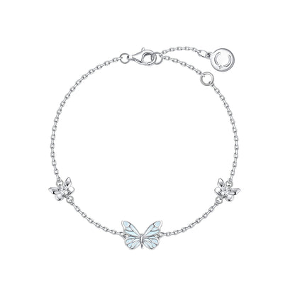 Luminous Dream Blue Butterfly Bracelet