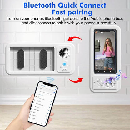 Bluetooth Shower Phone Holder