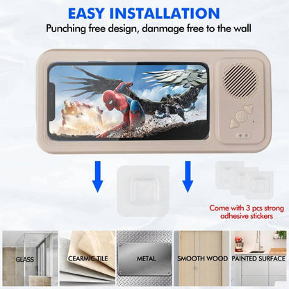 Bluetooth Shower Phone Holder